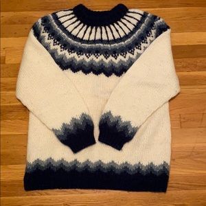 Handmade Icelandic wool sweater